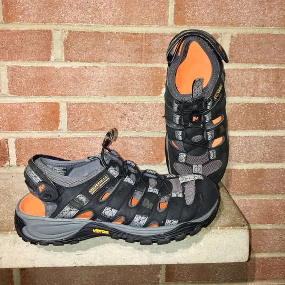 Merrell Other - Men’s Merrell Saugatuck Black Sandals Size 10